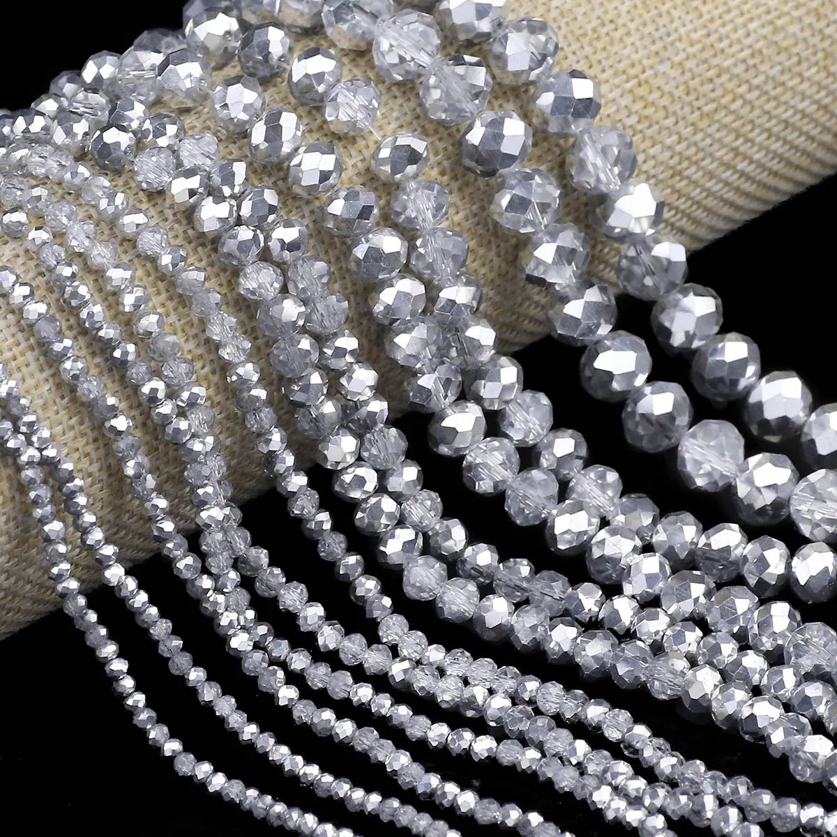 Glass Seed Beads 2Mm Jewelry Making - Perles Plates et Rondes Transparentes en