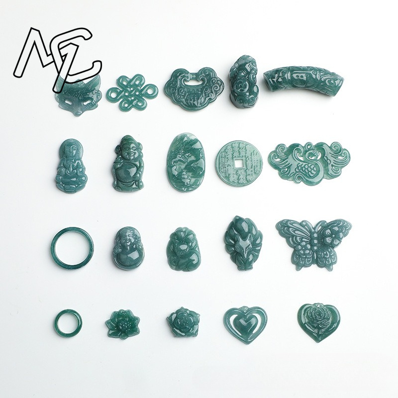 2 pièces, jadeite bleu naturel - Beading avis et prix