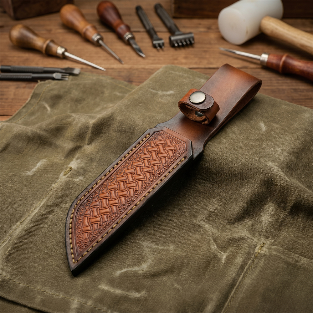 Étui à couteau fixe en cuir ma - Craft Tools avis et prix