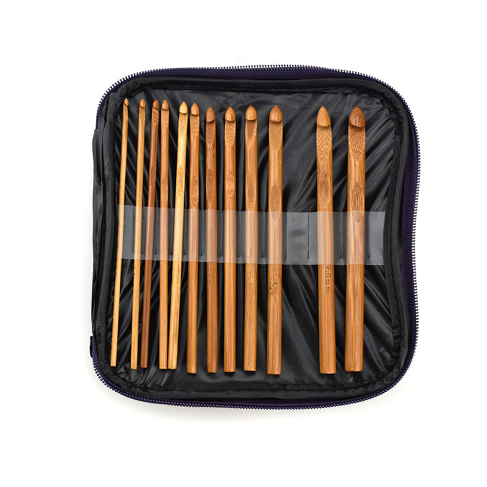 1 ensemble d'aiguilles à croch - Wooden Crochet Hooks Ergonomic Handle avis et prix